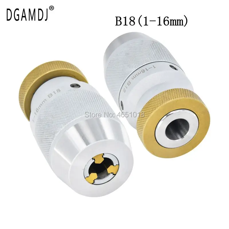 

High-Precision B18 1-16mm Drill Chuck, Self-Tightening Keyless, Suitable For CNC Lathes, Milling Machines And Drilling Machines
