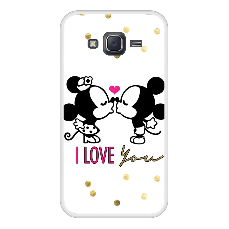 Phone Case for Samsung Galaxy J5 2015 Soft Silicone TPU Mickey Minnie Pattern Printing Coque In Stock |