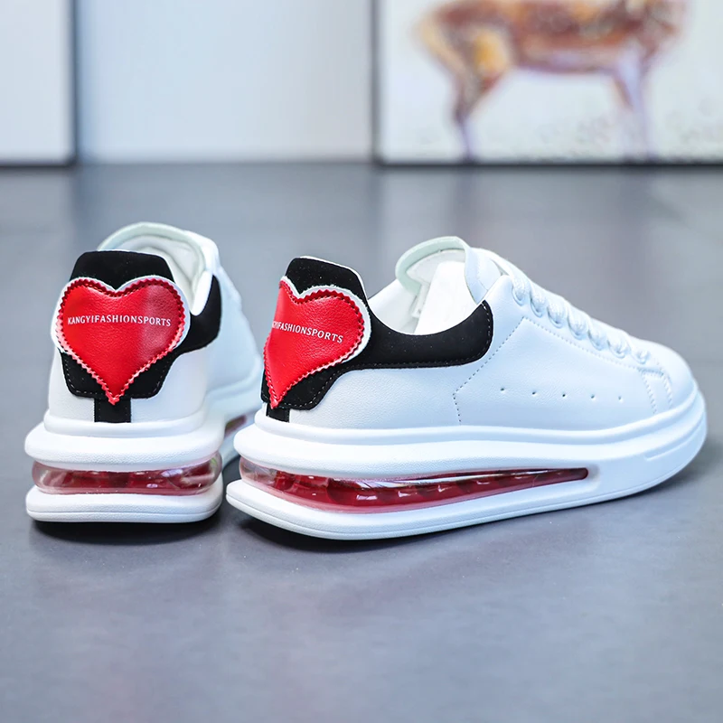 

Маленькие белые туфли Love на воздушной подушке, новинка 2021, женская обувь универсальная и популярная