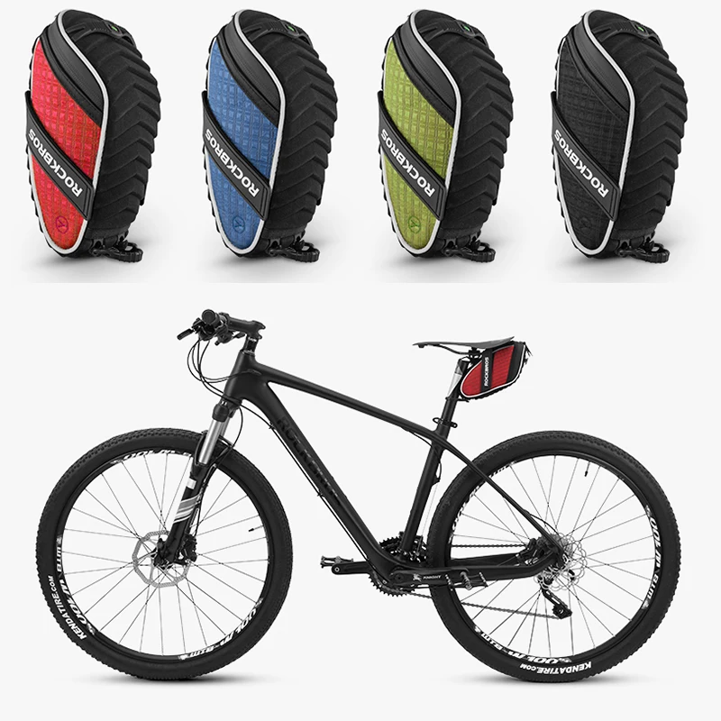 Велосипедная седельная сумка водонепроницаемая светоотражающая | Спорт и