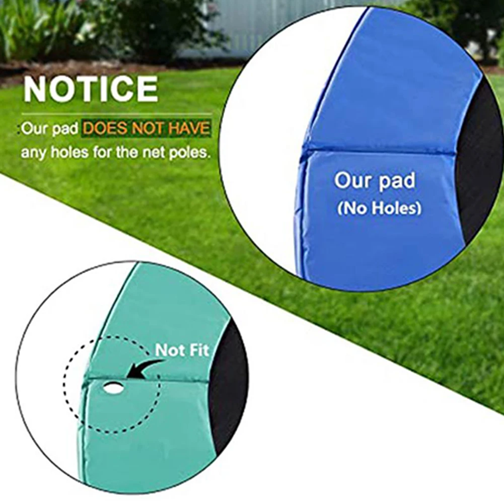 

Trampoline Pad Surround Foam Safety Guard Replacement Spring Cover Protection for Outdoor Garden Trampoline Spring Cover
