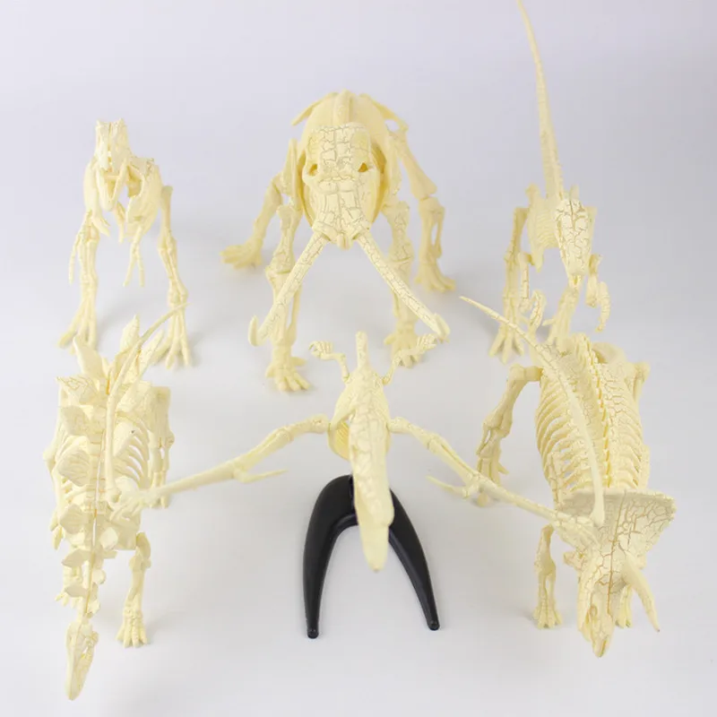 3D головоломка своими руками сборка строительная мозаика динозавр ископаемая