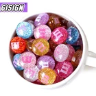 10 шт. M фасоль наполнитель для слайма DIY Полимерные Подвески ранние бусины Лизун Декор поставки игрушки для детей