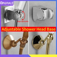bathroom hand held shower bracket brass antique shower holder adjustable adhesive shower head holder wall mounted