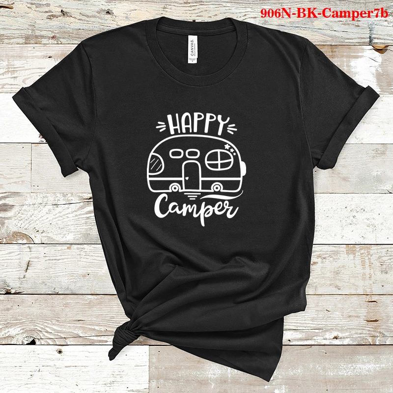 

Peace Love Camper Print T-shirt Women Harajuku Aesthetic Tops Graphic Tshirt Tee 2021 New Summer Plus Size Fashion Femme T Shirt