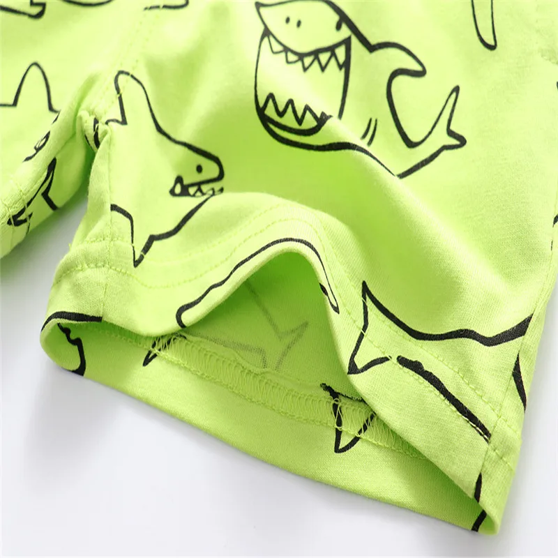 Funnygame/шорты для мальчиков на завязках хлопковая одежда с изображением животных и