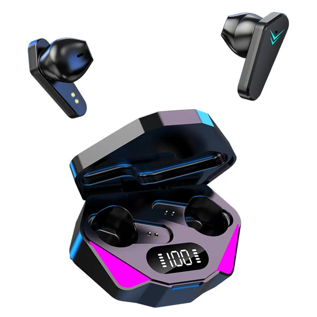 

X15 Wireless Earbuds Gaming Earphones Digital Stereo Low Latency Game Headset Waterproof Sports Earbuds
