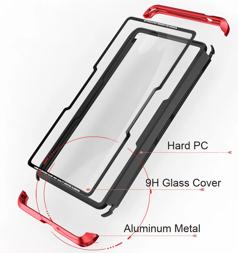 Прозрачный чехол для Huawei Mate 10 с роскошной рамкой Жесткий Чехол из стекла Mate10 |