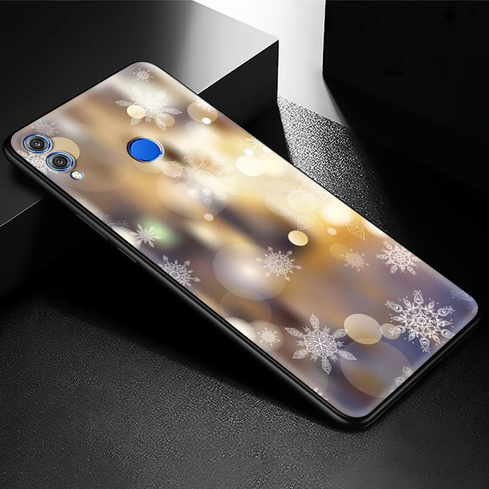 

Rain Leaves Love Silicone Soft Case Cover For Honor 8X 9X 10 Lite 20 30 Pro 20e 20S(6.15) 30i Play 9A Luxury Phone Shell