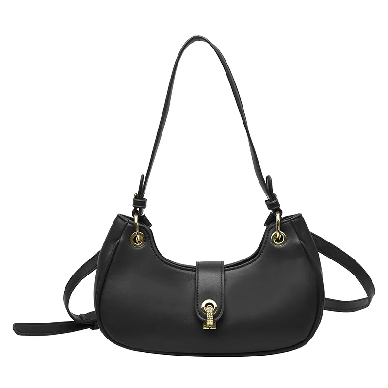 

Роскошная кожаная сумка на плечо контрастных цветов, новинка 2021, Портативная Сумка-седло с замком, модная Корейская сумка-мессенджер на одн...