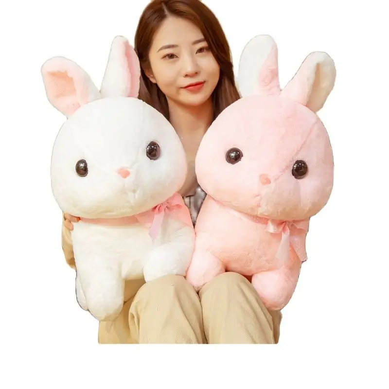 

Hot 35cm/45cm Big Fat Rabbit Plush Animals Toys Stuffed Bunny Pink/White Rabbit Soft Toys Baby Kids Sleep Toys Birthday Gifts