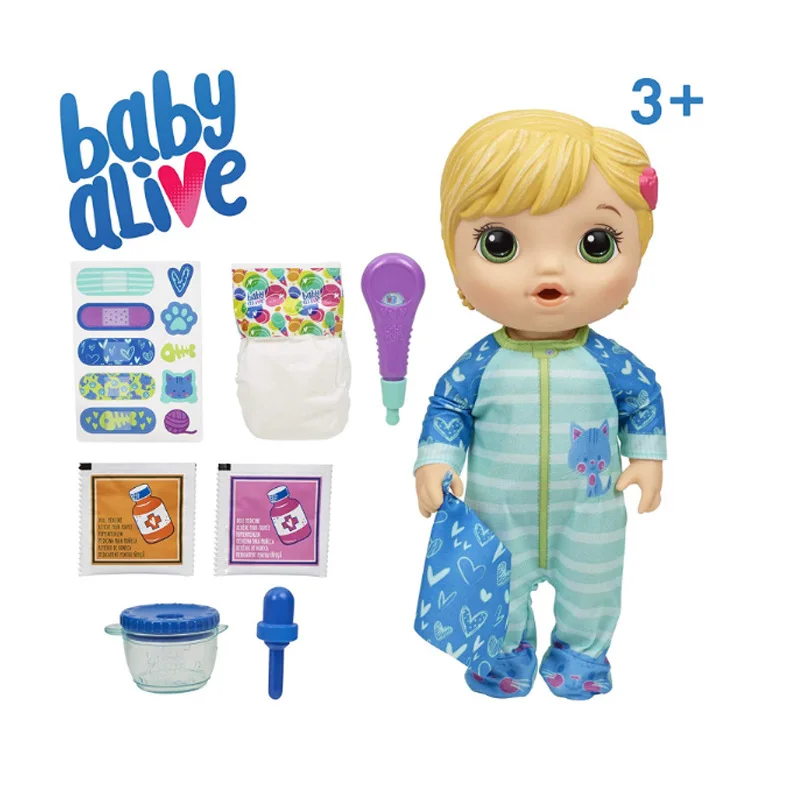 

Hasbro Baby Alive Naughty Baby Can Drink Water, Pee, Play House, Interactive Doll Gift Toy Cartoon Lovely Girls Educational Toy