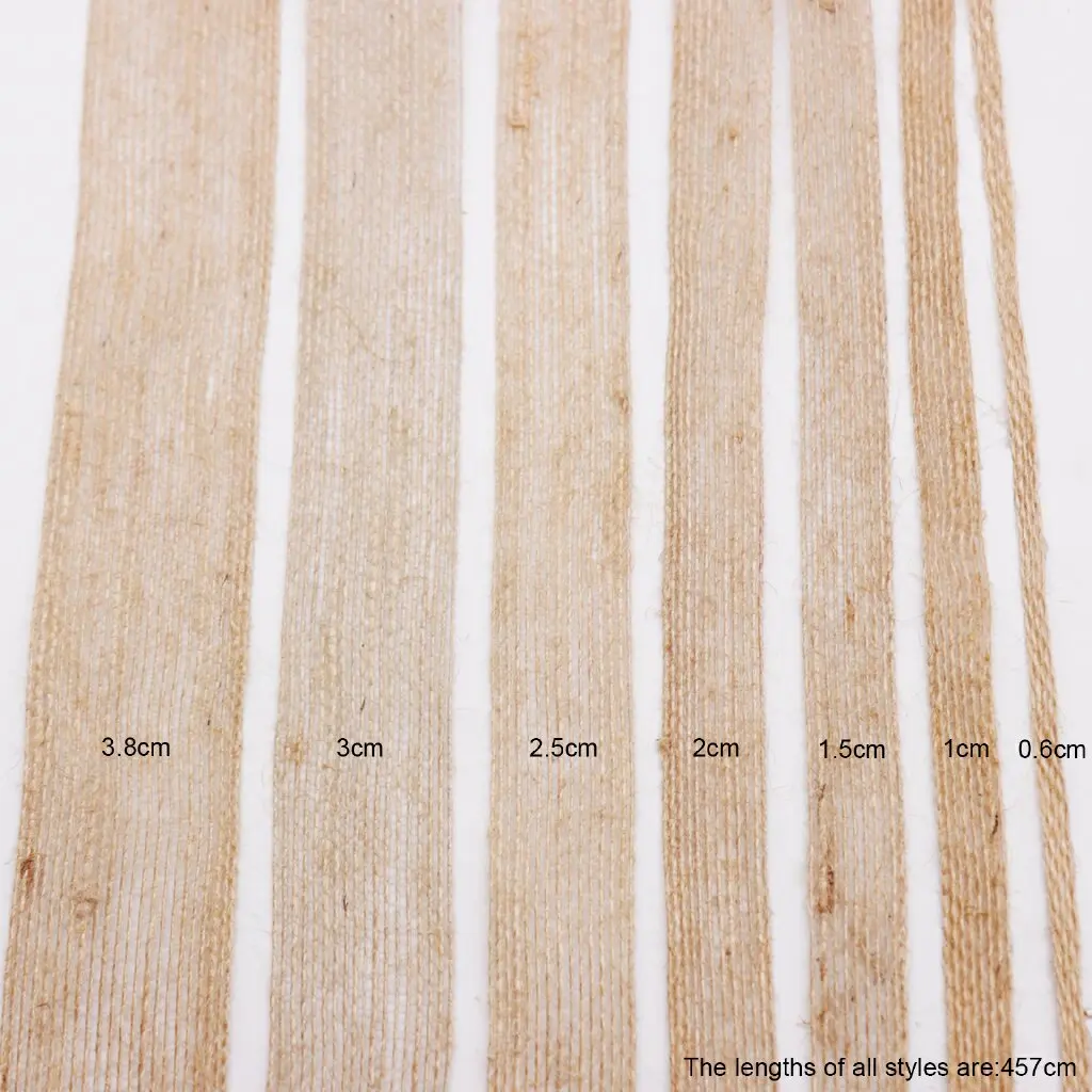 5 двор натуральная винтажная джутовая Мешковина лента 6/10/15/20/25/30/38 мм Фурнитура