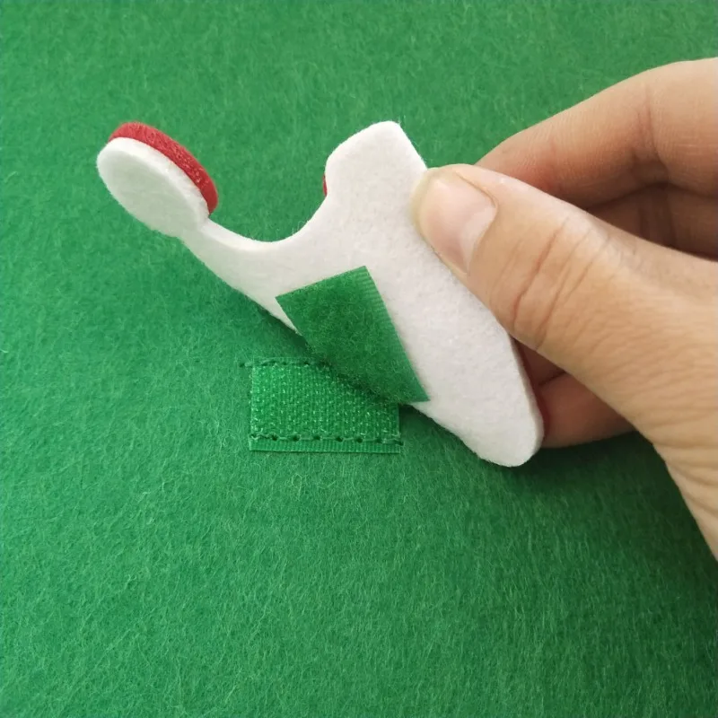 DIY Набор рождественской елки с маленькими съемными орнаментами войлочные