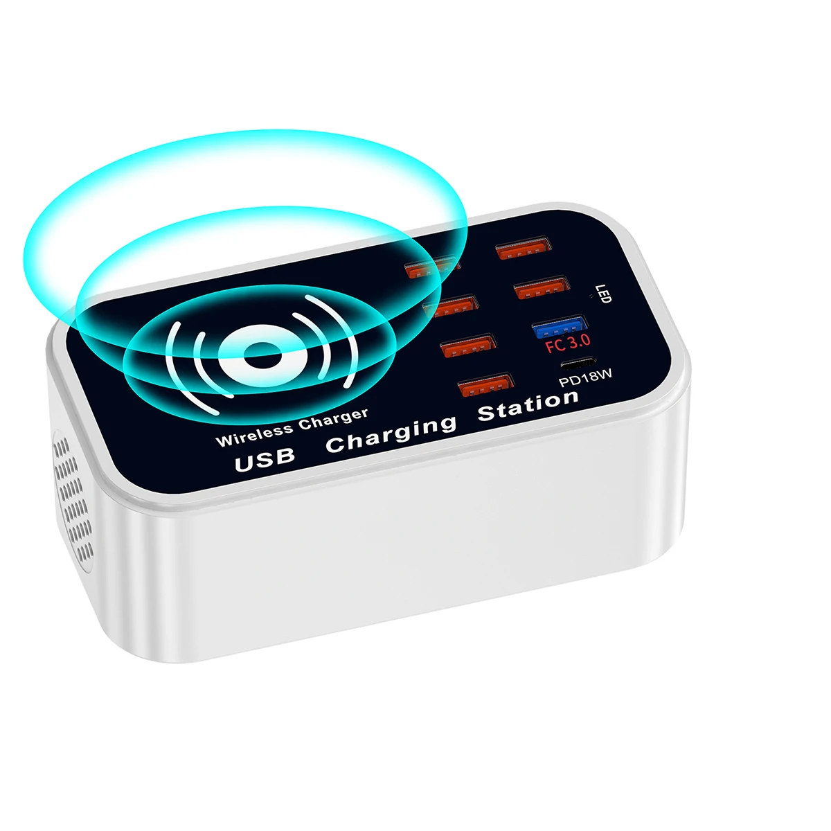 

SeenDa Беспроводное зарядное устройство с 8 USB-портами