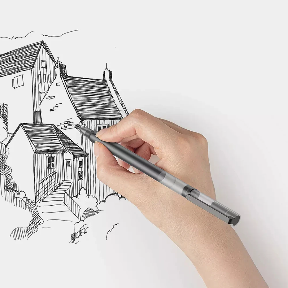 Ручка для письма Xiaomi Mijia 0 5 мм суперпрочная цилиндрическая ручка черные ручки