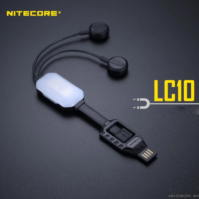 NITECORE LC10 портитивный Магнитный Открытый USB зарядное устройство для цилиндр