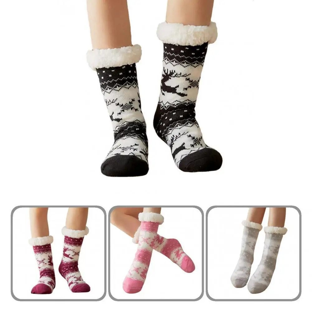 

Акриловое волокно 1 пара стильные декоративные пушистые женские толстые носки красочные толстые носки красивые для повседневного использо...