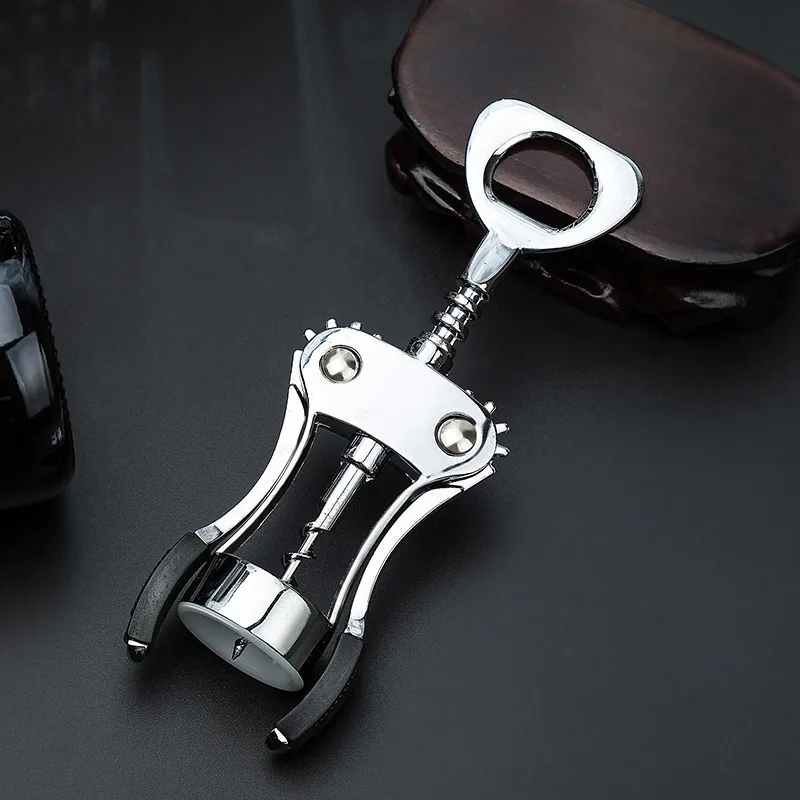 

1Pcs Wine Bottle Beer Cap Opener Creative Multifunction Premium Wing Corkscrew Bar Waiter Kitchen Supplies Gadgets Accessories