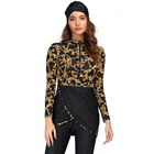 Мусульманские купальники, Женская скромная одежда для плавания, хиджаб с длинными рукавами, спортивный Мусульманский купальник, женский купальный костюм из 3 предметов, буркине-Мусульманский купальник