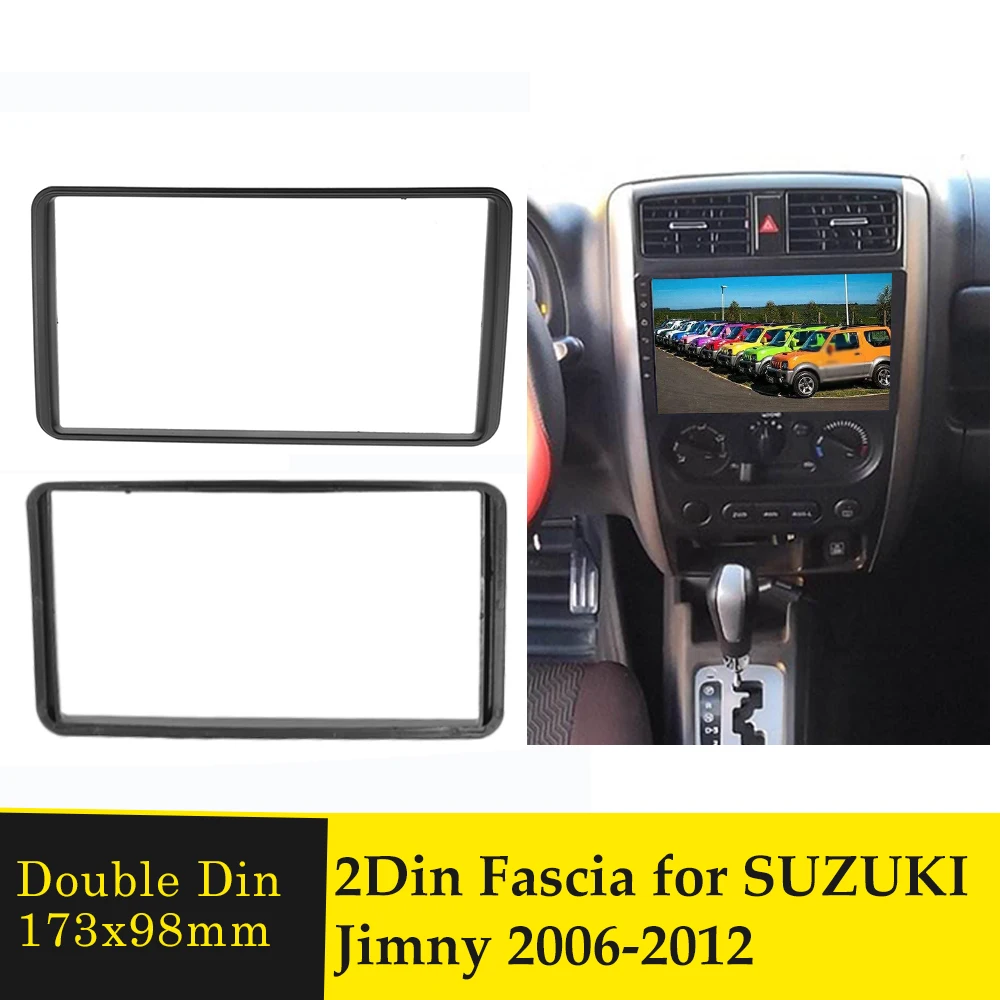 

Double Din Radio Fascia for Suzuki Jimny 2006-2012 2 Din Car DVD Stereo Panel Dash Mounting Installation Trim Kit Frame Bezel