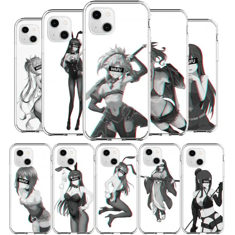 

Hentai Harajuku Anime Girl Phone Case for iphone 11 12 13 pro max 6s 7 8plus xr xs mini funds clear cover founds