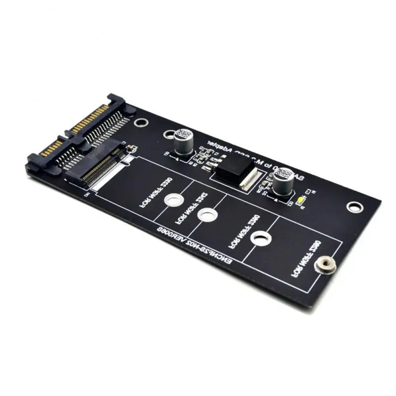 Адаптер NGFF M.2 M2 SATA3 Raiser к SATA адаптер SSD Плата расширения B Key Suppor 30/42/60/80 мм (не NVME M2.SSD) |