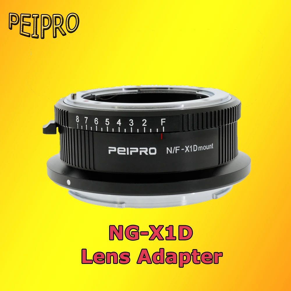 

Адаптер для объектива головного света PEIPRO для камеры Hasselblad X1D/XID II к диафрагме объектива Nikon с ручной фокусировкой