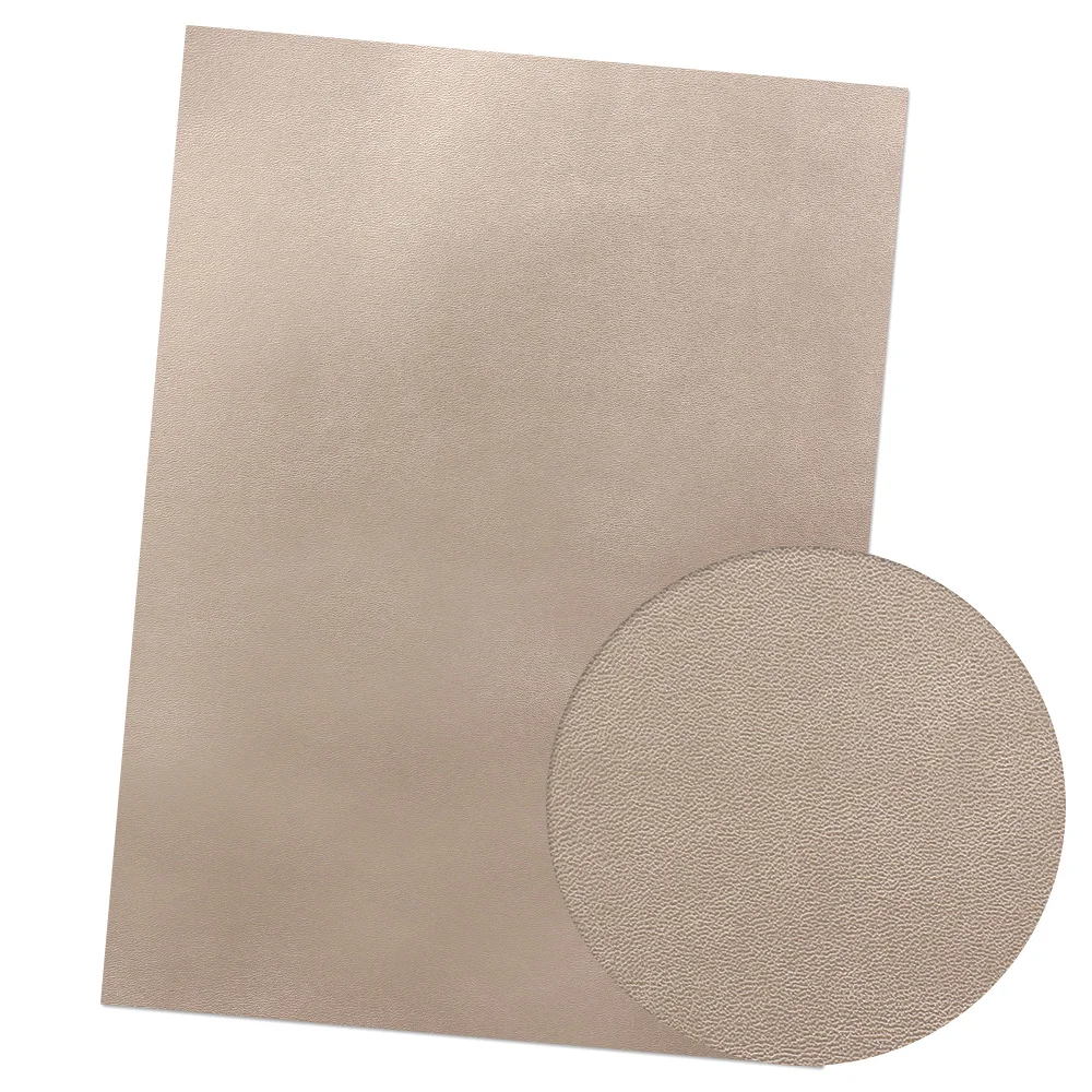 gold 1mm 22*30 см сплошной цвет из искусственной кожи Ткань DIY сумки материалы для изготовления кукол Свадебная вечеринка Декоративная Одежда Швейные аксессуары - Цвет: gold 1mm