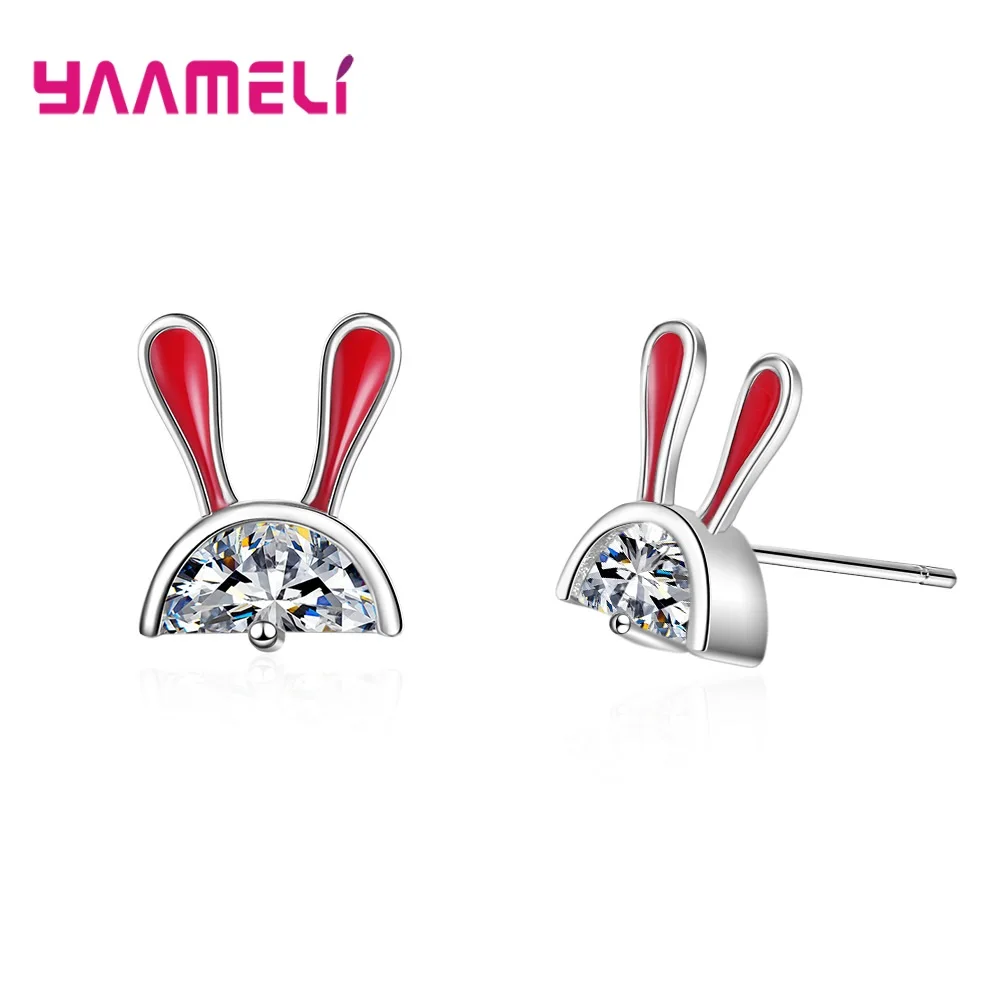 Милые серьги гвоздики для девочек подростков подарок на день рождения Рождество