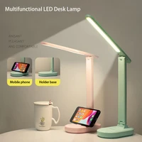 desk lamp eye protection learning led plug in student dormitory bedroom bedside touch reading lamp