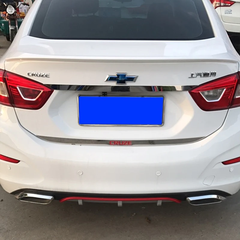 Для 2017 спойлер Cruze ABS материал заднее крыло автомобиля праймер цвет задний для