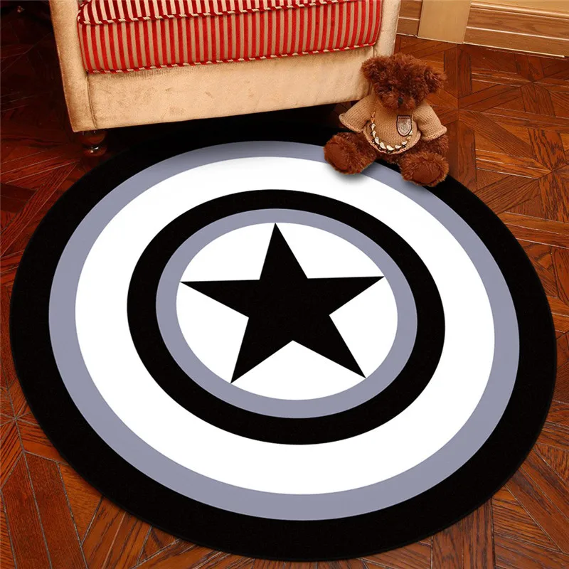 Круглый ковер с обезьянкой детская комната круглый салон спальня компьютерный