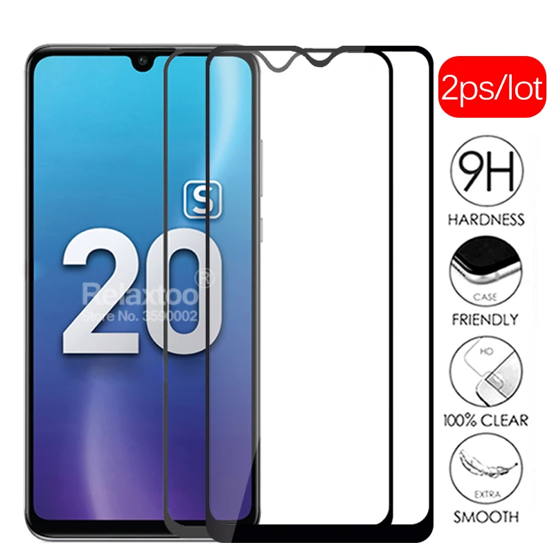 Защитное стекло для huawei honor 20 s 2 шт. защиты экрана honor20s MAR LX1H LX1 пленка из