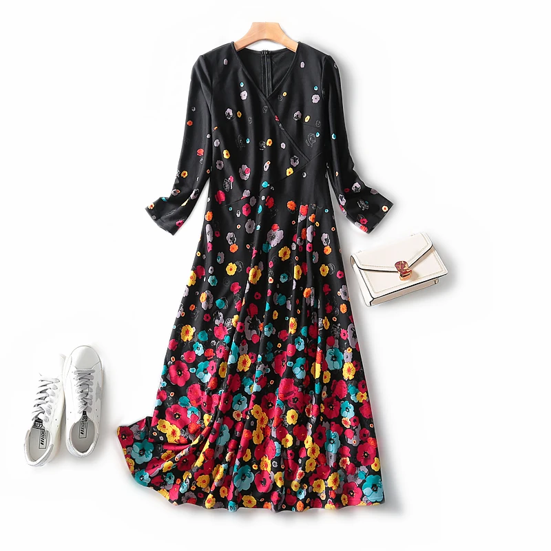 Небольшой ароматный ветер очаровательные Цветочные Сапоги выше колен