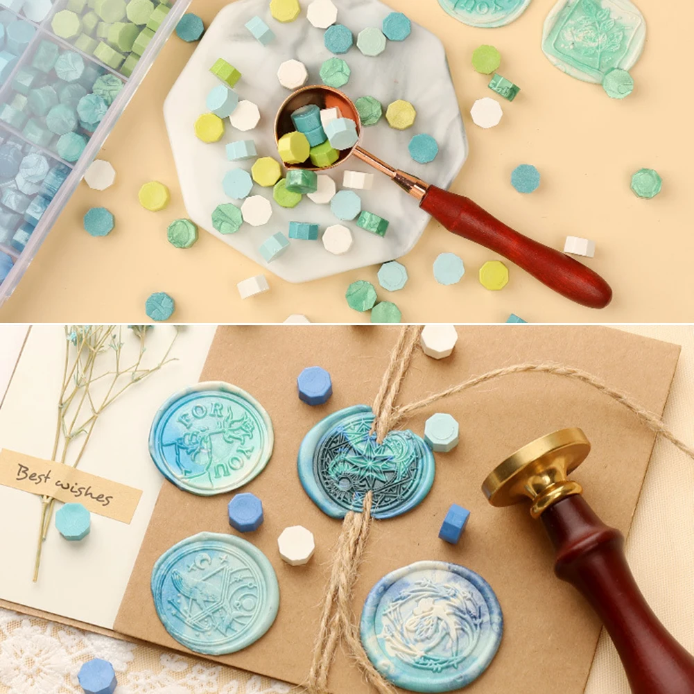 100Pcs/lot Vintage Wax Seal Tablet Pill Beads for Sealing Stamp Bead Envelope Wedding Decor DIY Craft | Дом и сад
