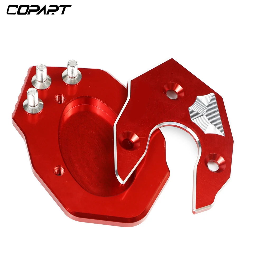 Для KAWASAKI NINJA 250 300 650 1000 ER6F ER4F ZX6R ZX10R боковая подставка для ног мотоцикла увеличенная