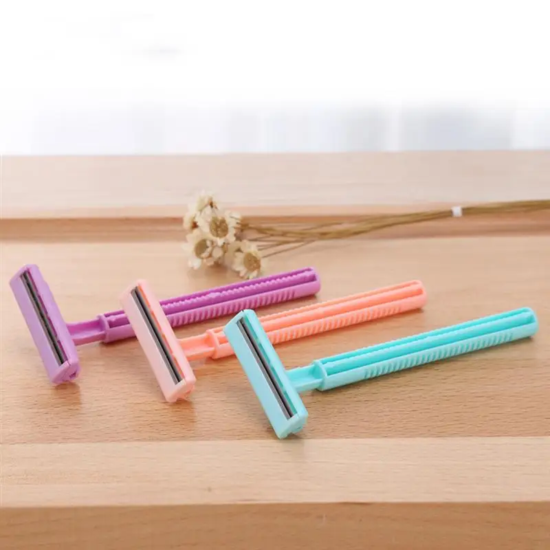 

Women's Shaving Razor Knife Scraper Handle With Contour Razor Blade Shaving Knife With Blades Beauty Tool Accessories