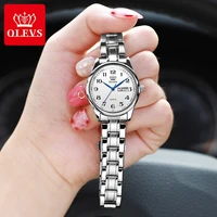 olevs quartz watch women fashion ladies watches wrist waterproof stainless steel women watches luxury montre femme 5567