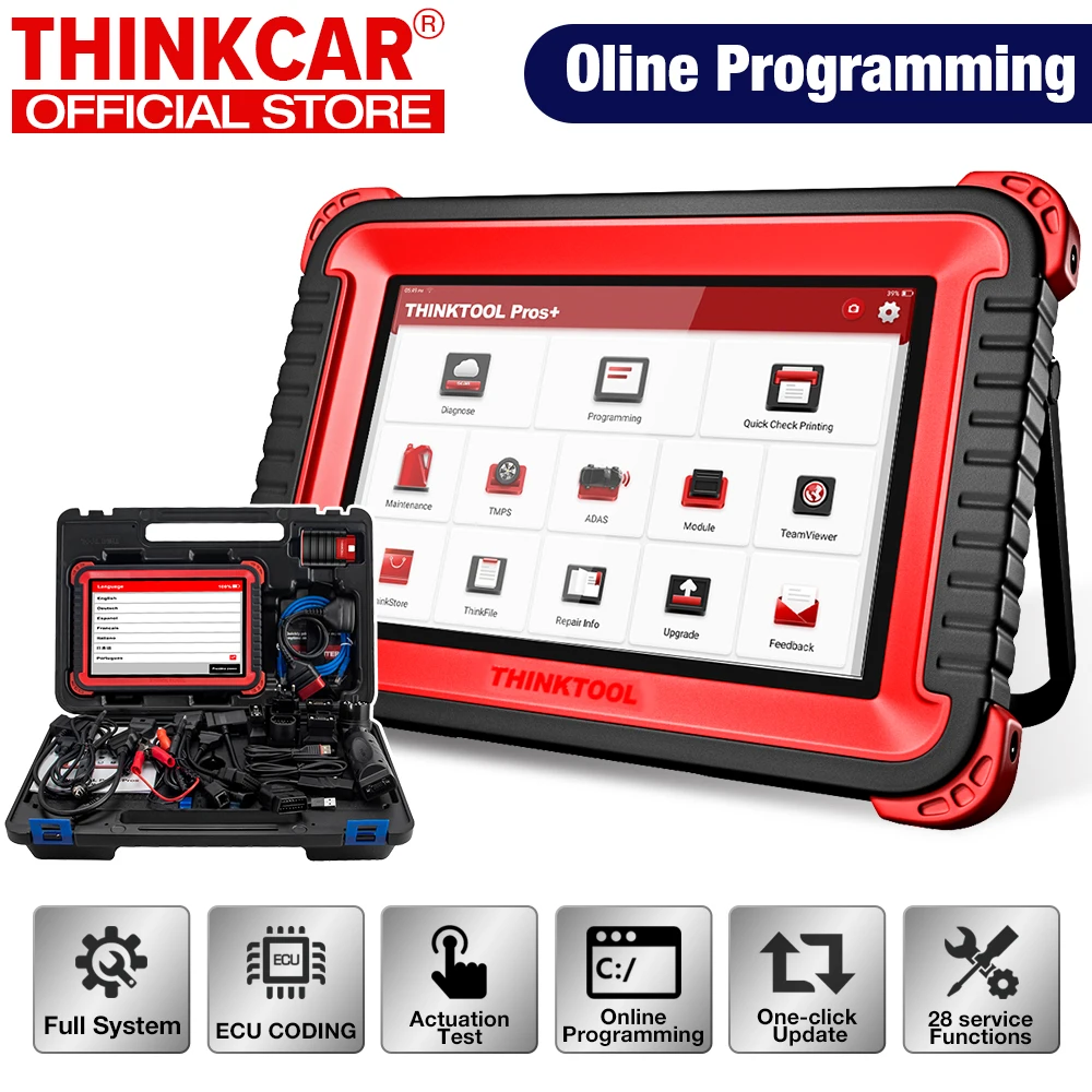 Сканер Thinkcar Thinktool Pros + OBD2 профессиональный автомобильный диагностический