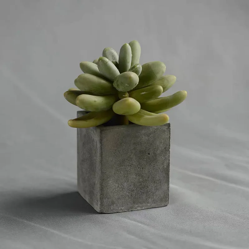 Силиконовая форма для бетона плантатора суккулентов круглая квадратная горшка