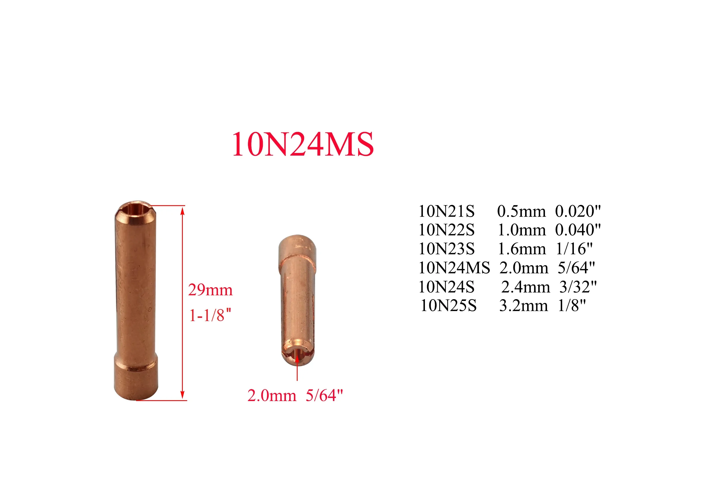 Короткие горелки для сварки TIG 0 5 мм (1 1 6 2 4 3 опционально) шт. подходит