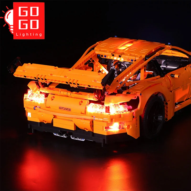 

GOGOMOC Brand LED Light Up Kit ,The Accessory Of Lego 42056 for Speedy Car Toys (Not Model )