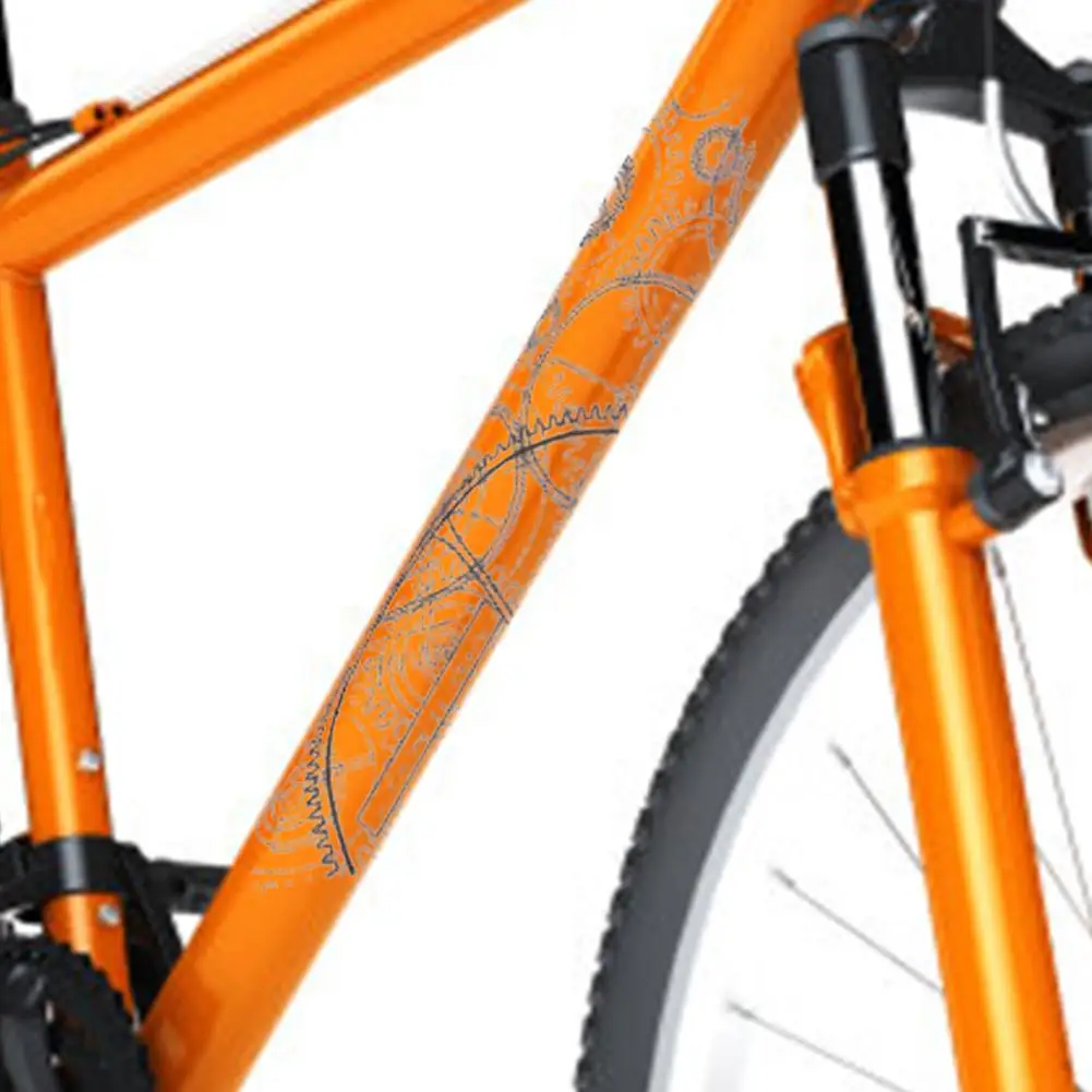 3D MTB горный велосипед рамка защитные наклейки износостойкие противоскользящие
