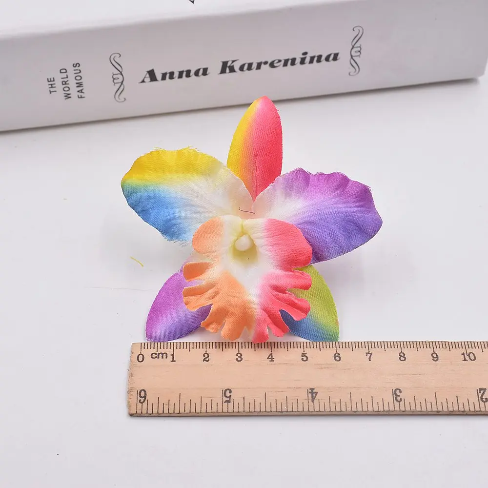 30 шт Искусственные цветы орхидеи головы для свадьбы поделки своими руками мини