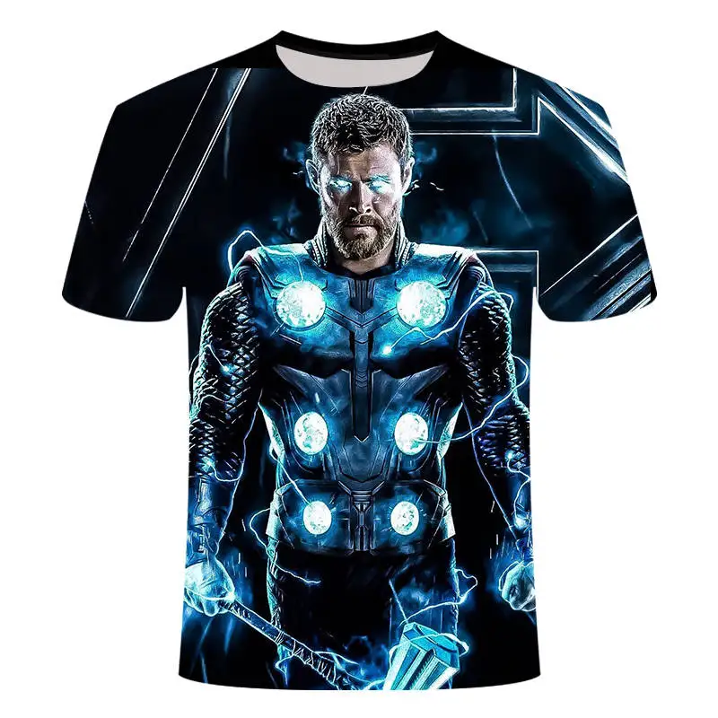 

2021 new 3D printing T-shirt handsome fashion t-shirt men's casual T-shirt hip hop short sleeve