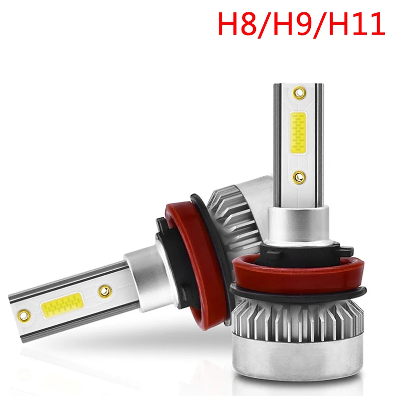 1Pair H1/H7 /H8/H9/H11 COB LED Headlight Bulbs 110W 20000LM High Low Beam White Lights | Автомобили и мотоциклы