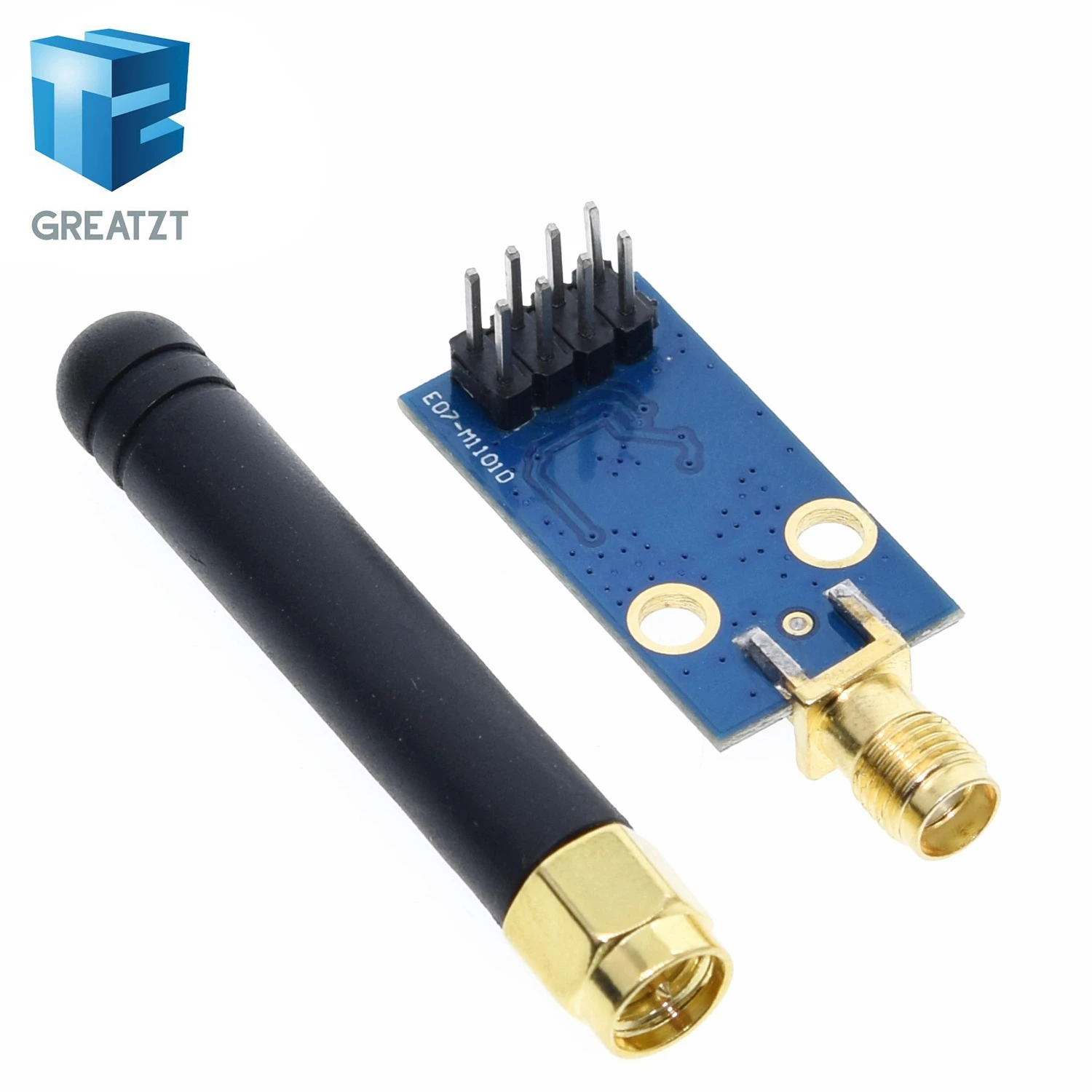 GREATZT CC1101 Беспроводной модуль с антенна SMA Беспроводной приемопередатчик модуль для Arduino 315/433/868/915 МГц
