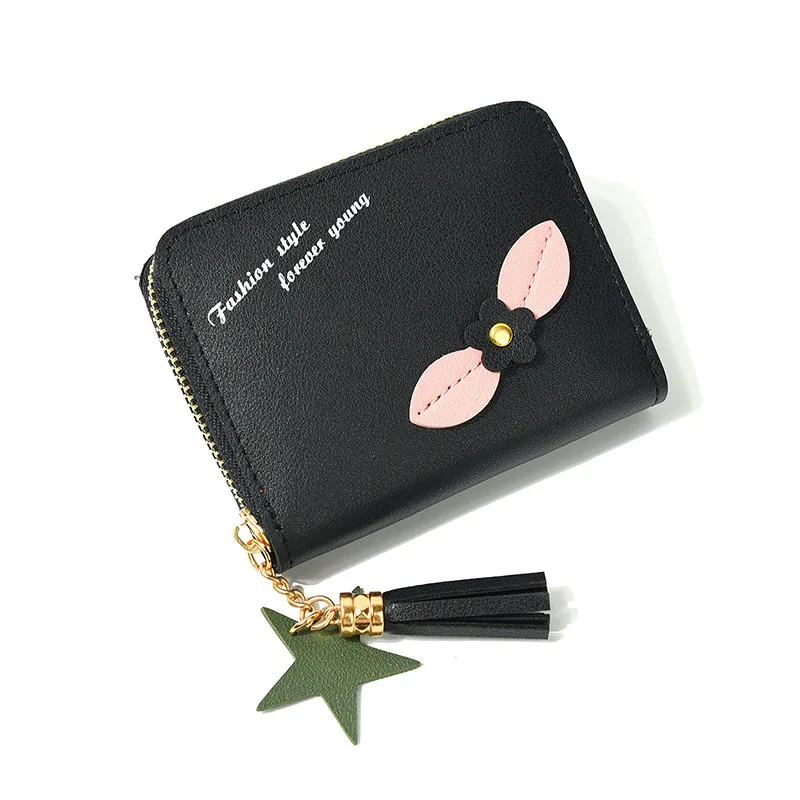 2019 маленький свежий короткий женский кошелек новая Корейская версия простой с