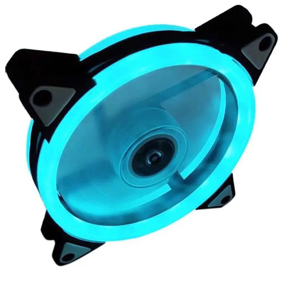 

120mm 4pin Rgb Case Fan Cooling FansColorful Blue Red White Fluid Bearing LED Computer Cooling Fan Radiator Koelventilator